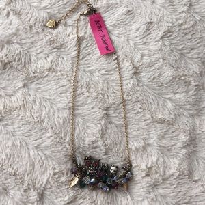 NWT Betsey Johnson Owl Necklace